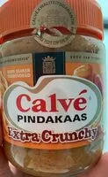 Mängden socker i Calvé pindakaas extra crunchy
