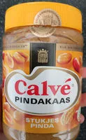 Mängden socker i Calve pindakaas