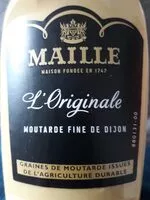 Mängden socker i Maille Moutarde Fine de Dijon Flacon Souple 245g