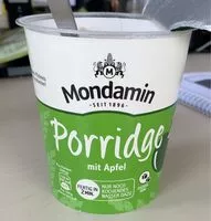 Mängden socker i Porridge mit Apfel