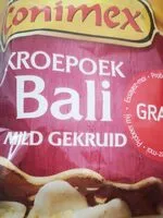Mängden socker i Kroepoek Bali konimex