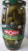 Mängden socker i Amora Croq'Vert Cornichons Fins Bocal 540g