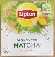 Mängden socker i Green Tea with Matcha & Ginger