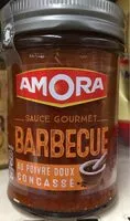 Mängden socker i Amora Sauce Gourmet Barbecue au Poivre Doux Concassé Pot 217g