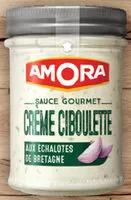Mängden socker i Amora Sauce Gourmet Crème à la Ciboulette et aux Echalotes de Bretagne Bocal