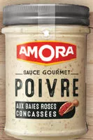 Mängden socker i Amora Sauce Gourmet Poivre aux Baies Roses Concassées Pot 188g