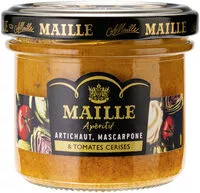 Mängden socker i Maille Apéritif Artichaut, Mascarpone & Tomates Cerises 95g