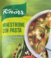 Mängden socker i Minestrone con pasta