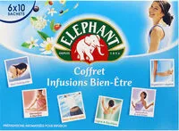 Mängden socker i Elephant Infusions Coffret Bien-Etre 60 Sachets