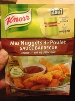 Mängden socker i Mes Nuggets de Poulet sauce barbecue