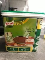 Mängden socker i Sopa de cebolla