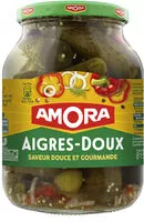 Mängden socker i Amora Cornichons Aigres-Doux - saveur Douce et Gourmande