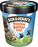 Mängden socker i Glace Pot Peanut Butter Cup Cacahuète