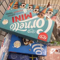 Mängden socker i Cornetto Mini Glace Cornet Vanille Fraise Coco Noisette x8 480ml