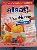 Mängden socker i Ma glace maison aux fruits