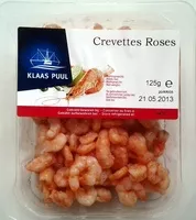 Mängden socker i Crevettes roses