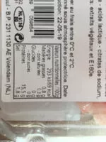 Mängden socker i 100G Crevette Rose Jumbo Decortiquee