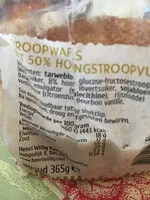 Mängden socker i Holandse Honing Stroopwafels