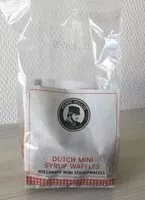 Mängden socker i Dutch mini syrup waffles