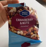 Mängden socker i Cranberry & nuts