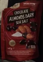 Mängden socker i Chocolate allonds dark sea salt