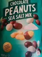Mängden socker i Chocolate peanuts sea salt mix