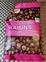 Mängden socker i Milk chocolate covered raisins