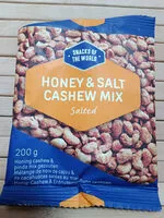 Mängden socker i Honey & salt cashew mix
