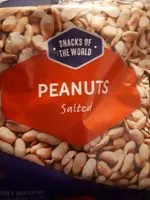 Mängden socker i Cacahuètes salé Peanuts Salted