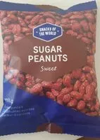 Mängden socker i Sugar peanuts