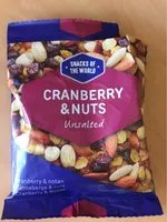 Mängden socker i Cranberry & nuts