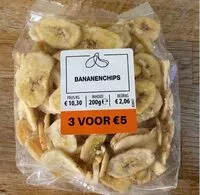 Mängden socker i Bananenchips