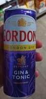 Mängden socker i London dry gin & tonic