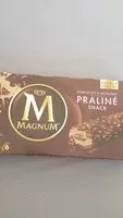 Mängden socker i Magnum Barre Glacée Chocolat & Noisette x6