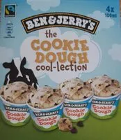 Mängden socker i Ben & Jerry's Glace en Pot The Cookie Cool-loction 4x100ml