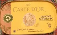Mängden socker i Sorbetto al limone