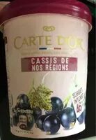 Mängden socker i Carte D'or Pot Sorbet Intense Cassis 450ml