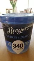 Socker och näringsämnen i Breyers cookies and cream