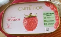 Mängden socker i CARTE D'OR Glace Sorbet Framboise 900ml