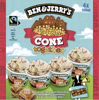 Mängden socker i BEN & JERRY'S Glace Mini Pots Cone Together 4x100ml