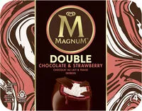 Mängden socker i Magnum Glace Bâtonnet Double Chocolat & Fraise x4 352ml