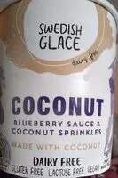 Mängden socker i Coconut with Blueberry sauce Dairy Free Ice Cream