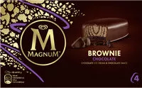 Mängden socker i Magnum Barre Glacée Brownie Chocolat x4 200ml