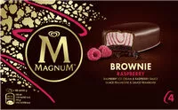 Mängden socker i Magnum Barre Glacée Brownie Framboise x4 200ml