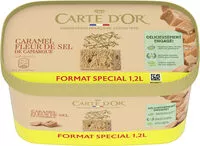 Mängden socker i CARTE D'OR Glace Crème Glacée Caramel à la Fleur de Sel 1200ml