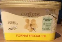 Mängden socker i Glace Vanille de Madagascar