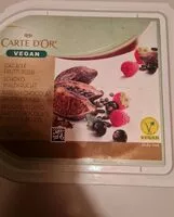 Mängden socker i Carte d'or vegan parfum chocolat fruits rouges