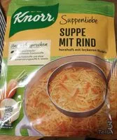 Mängden socker i Suppe mit Rind