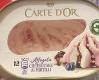 Mängden socker i Affogato Cheesecake ai mirtilli