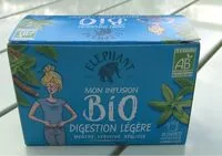 Mängden socker i Elephant Mon Infusion Bio Digestion Légère 20 Sachets